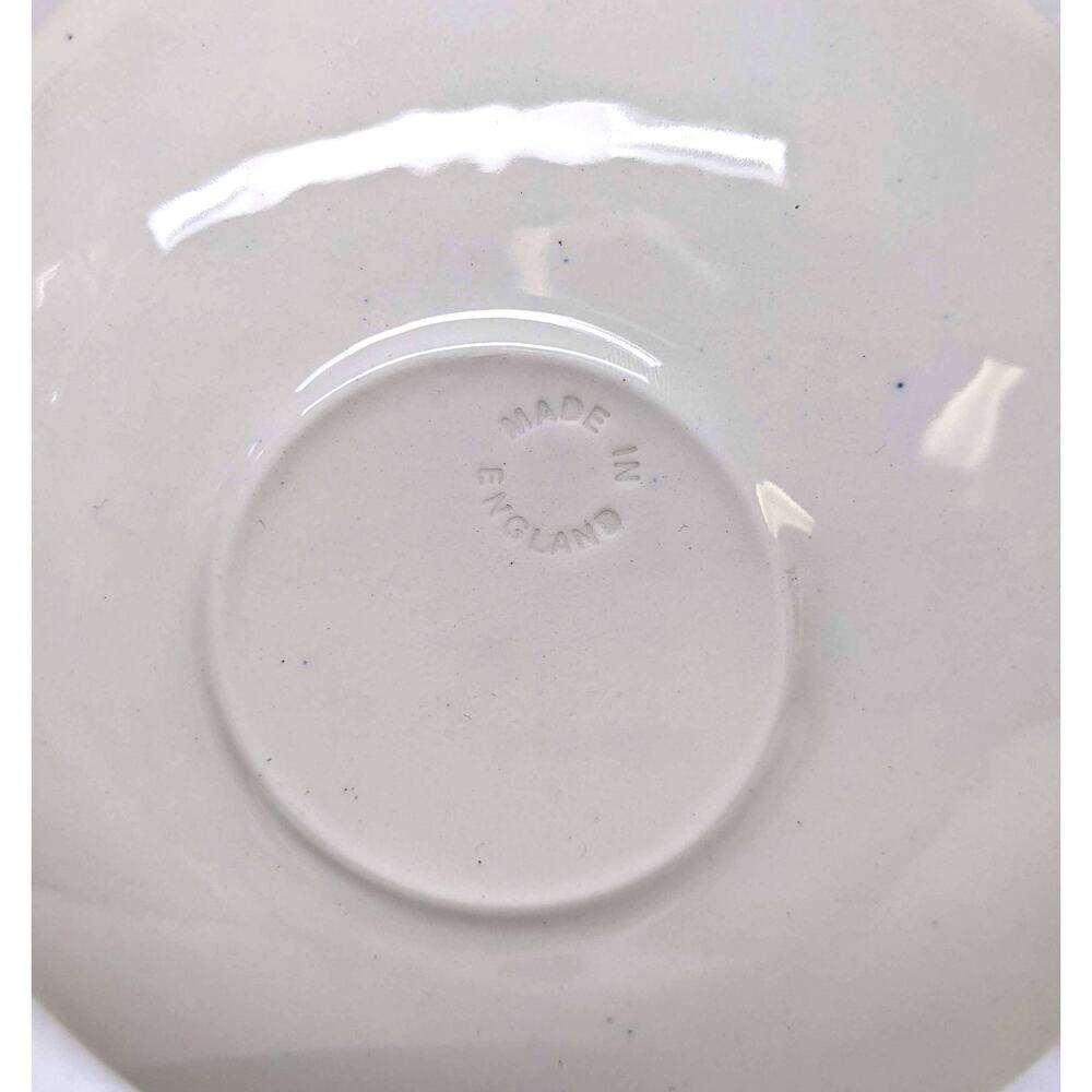 Authentic Churchill Blue Willow China Plate, Cup, Saucer 3-Piece Set England NEW - Picture 6 of 10